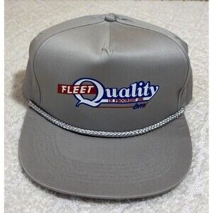 Vintage 1991 Fleet Quality BMI Rope Trucker Hat SnapBack